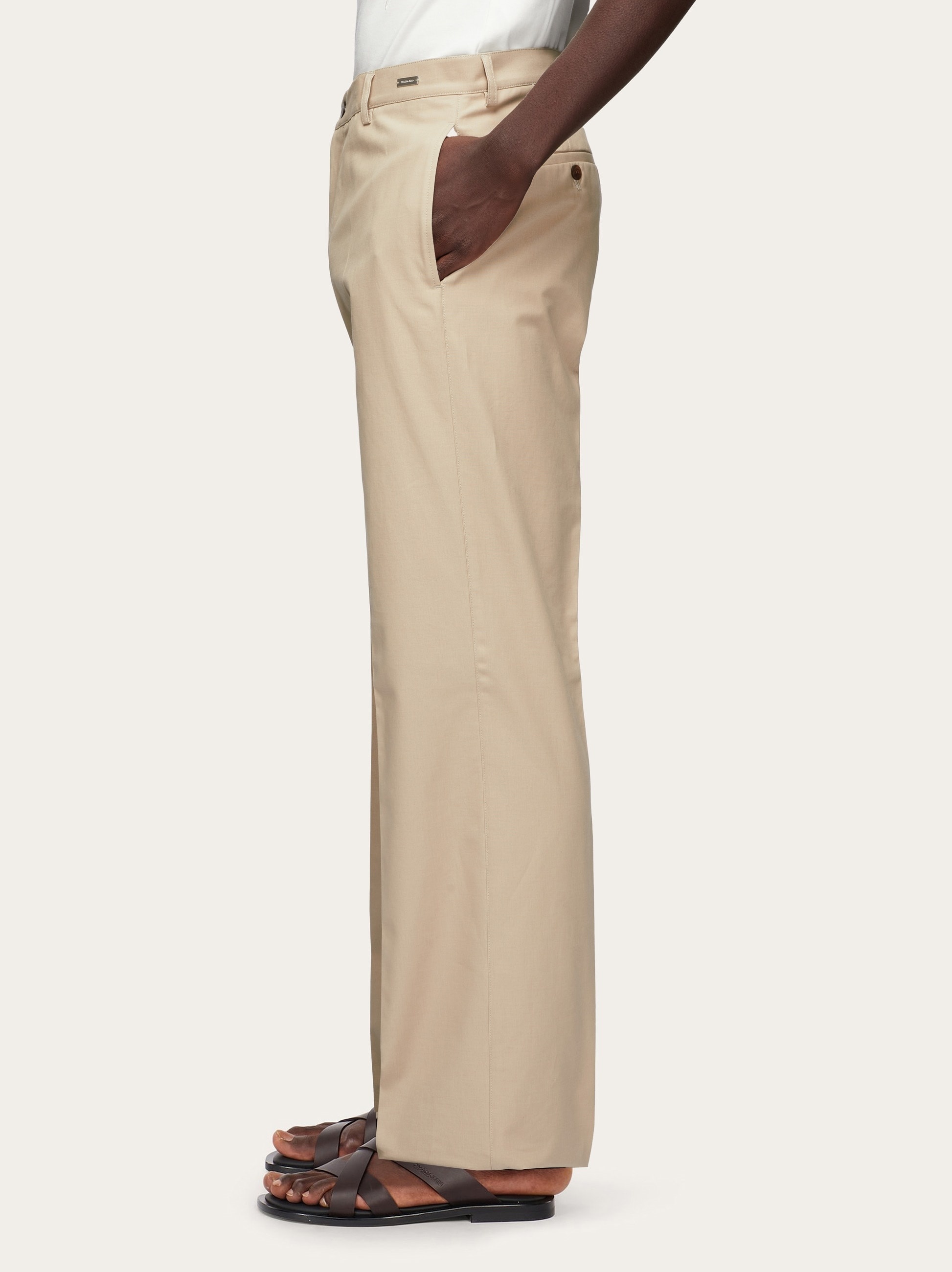 Flared chino trouser - 3