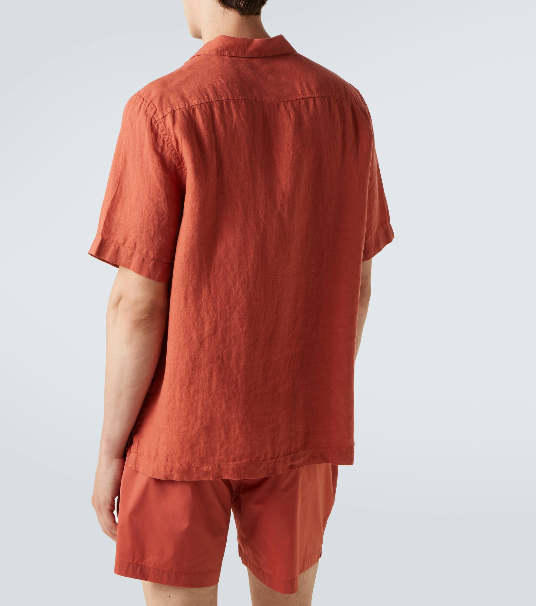 Angelo linen bowling shirt - 4