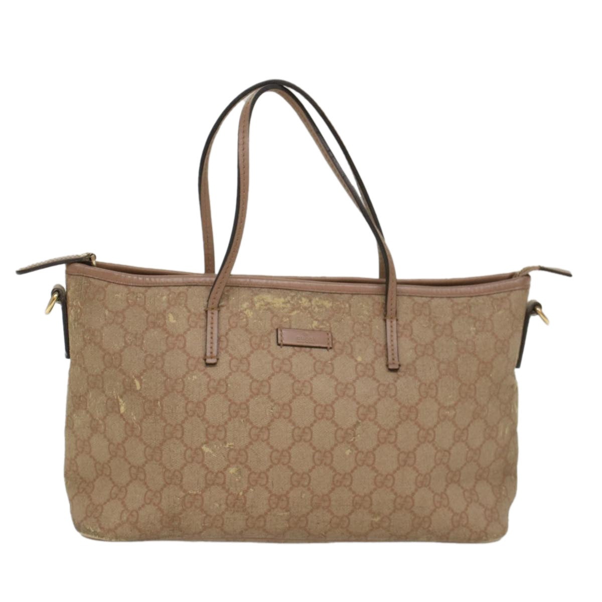 GUCCI GG Canvas Tote Bag Pink - 13