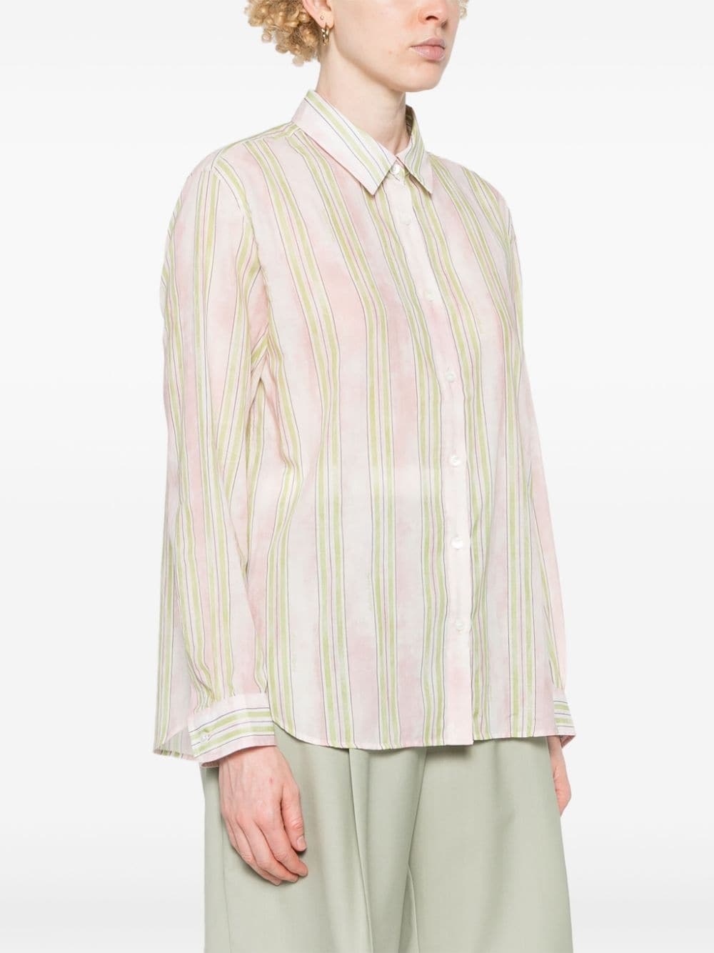 Classic striped cotton shirt - 3