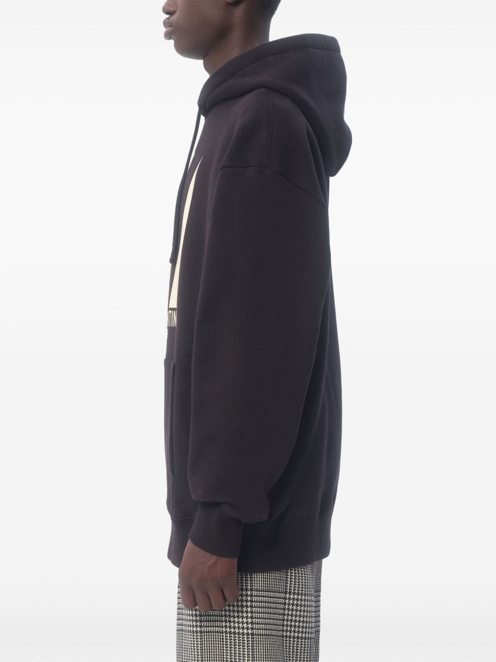 logo print hoodie - 5