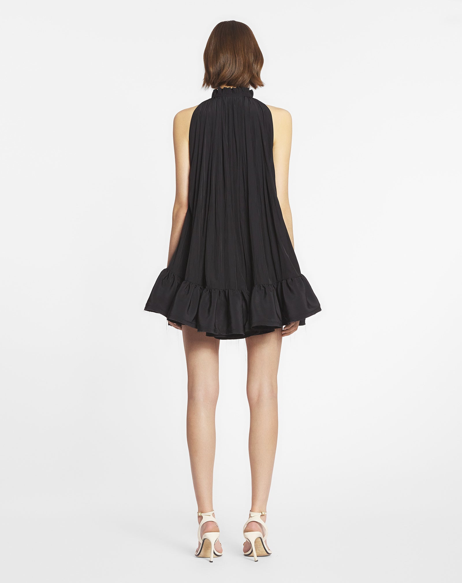 SHORT DRESS WITH RUFFLES - 4