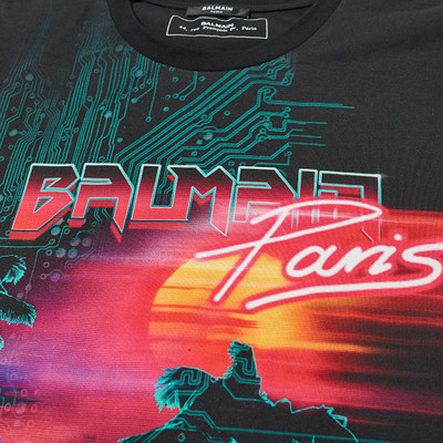 Balmain Balmain Circuit Palm Tree Tee outlook