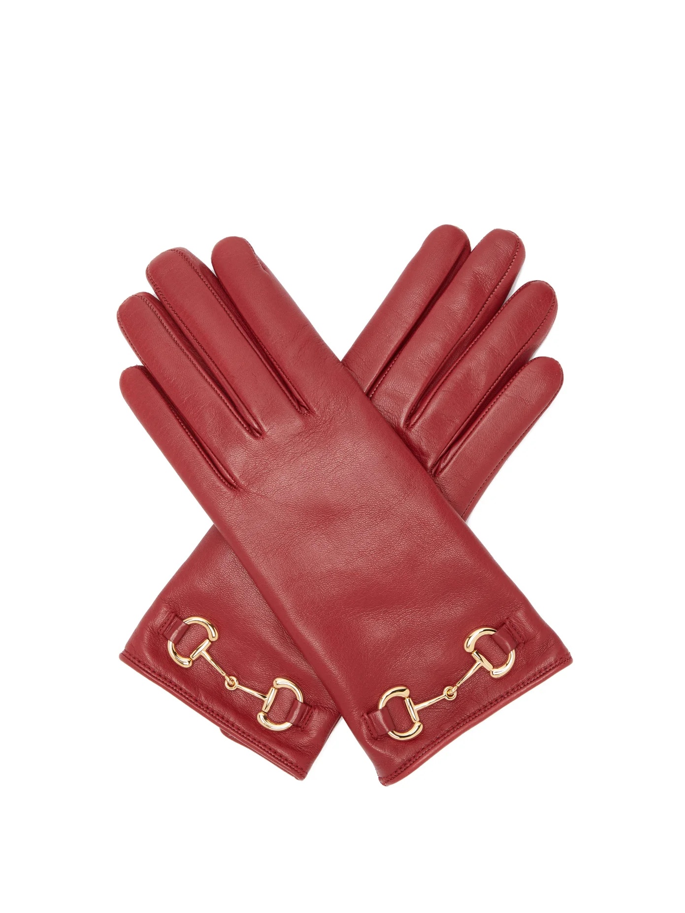 Horsebit leather gloves - 1