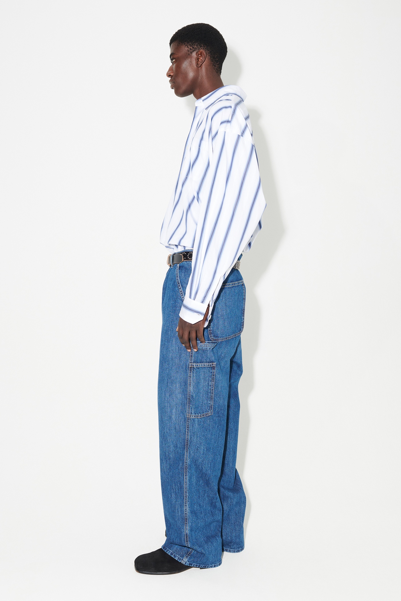 Joiner Trouser Western Blue Denim - 3