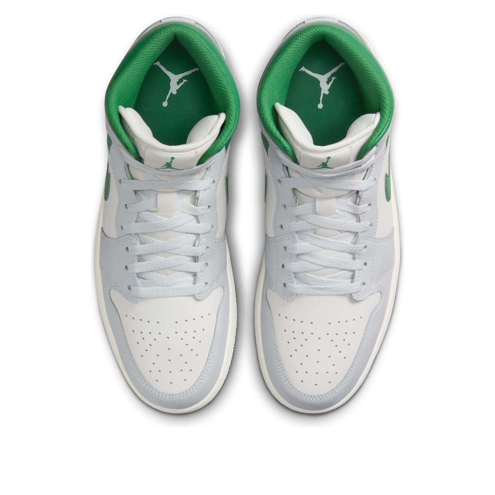 Air Jordan 1 Mid 'Summit White Lucky Green' DQ8426-142 - 4