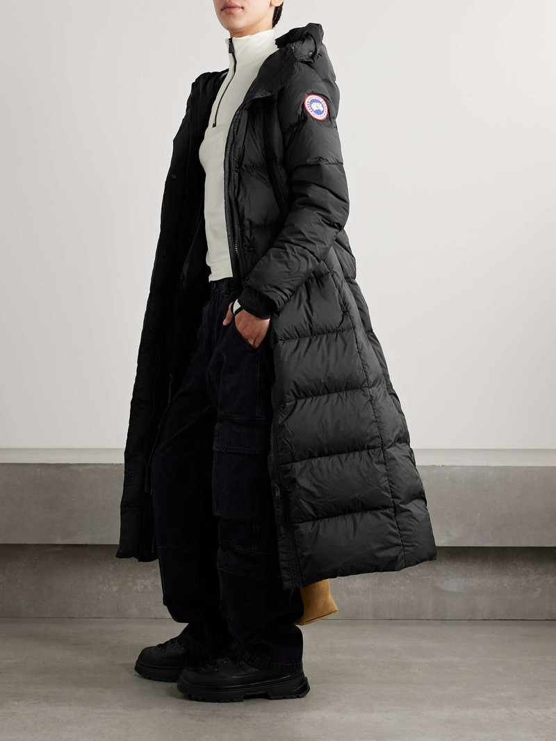 Canada Goose Alliston hooded quilted ripstop down coat outlook