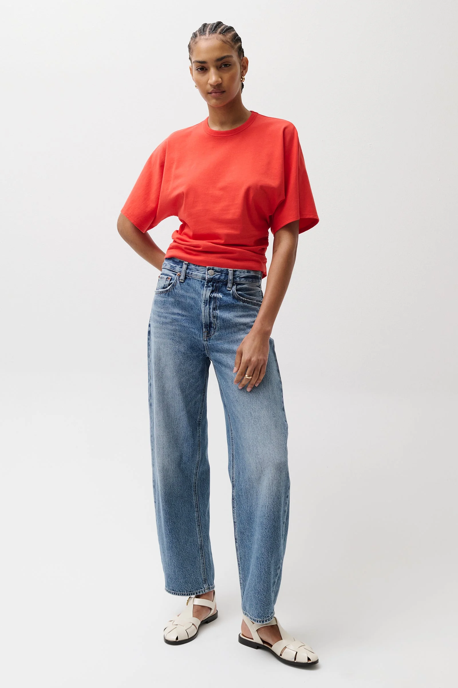 WES HIGH RISE BARREL JEAN - SPECTACLE - 1