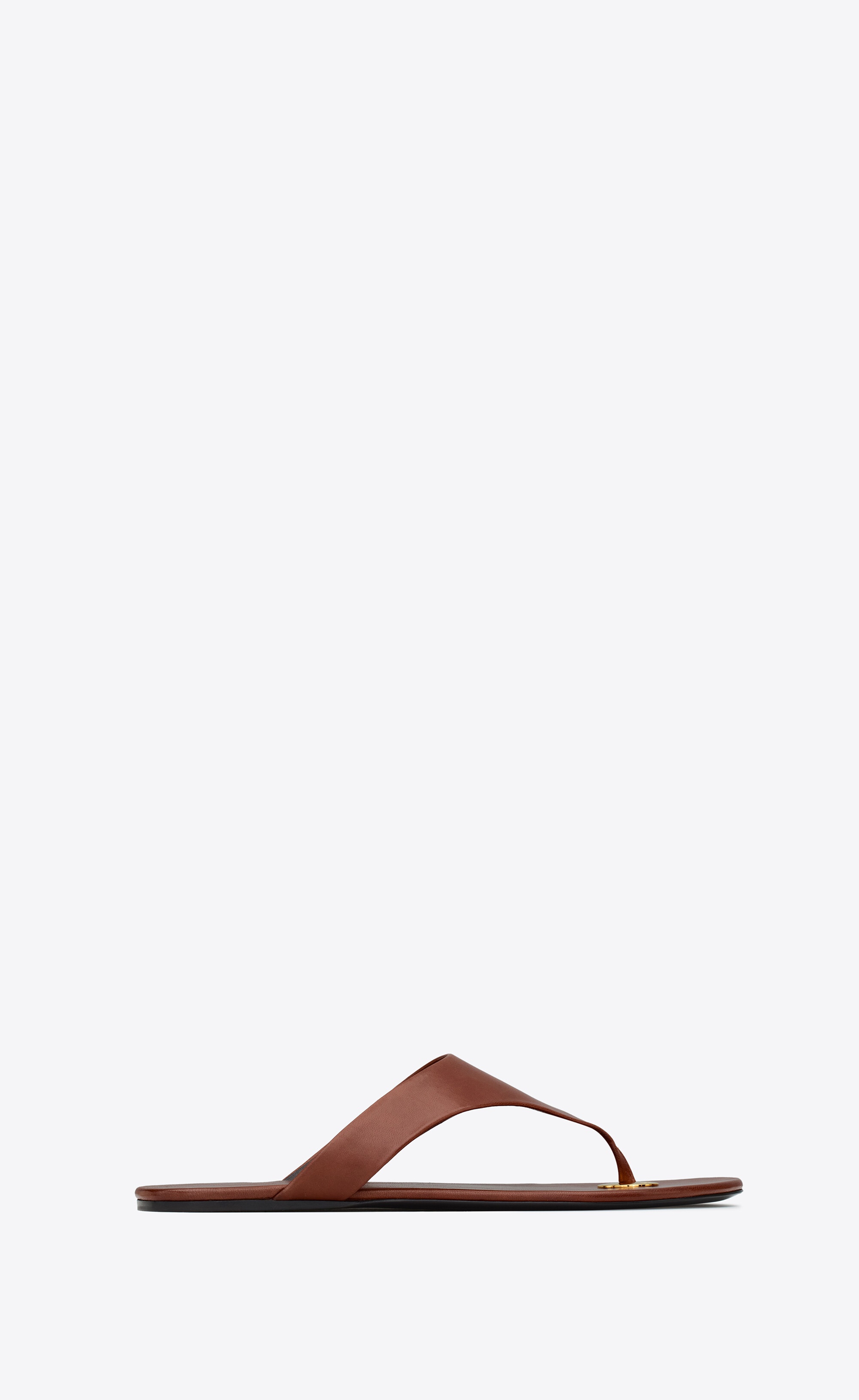kouros slides in smooth leather - 1