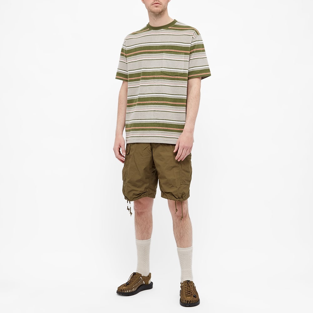 Beams Plus Pile Stripe Pocket Tee - 5