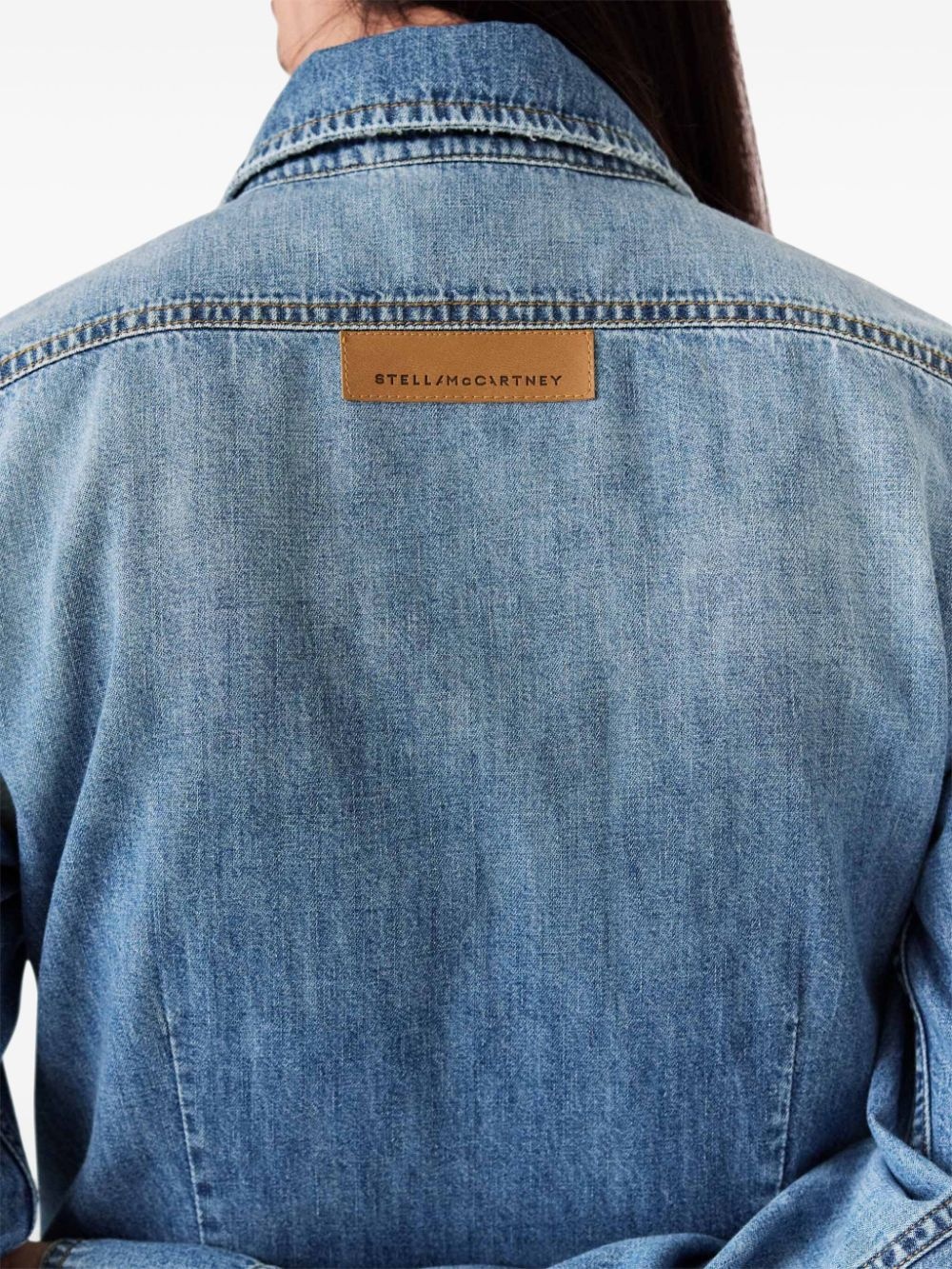 logo-patch shirt - 6