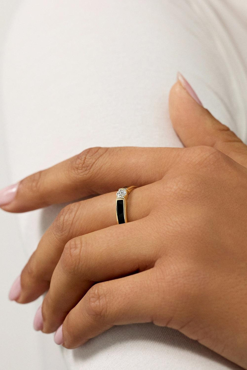 MELISSA KAYE White Honey Diamond Ring outlook