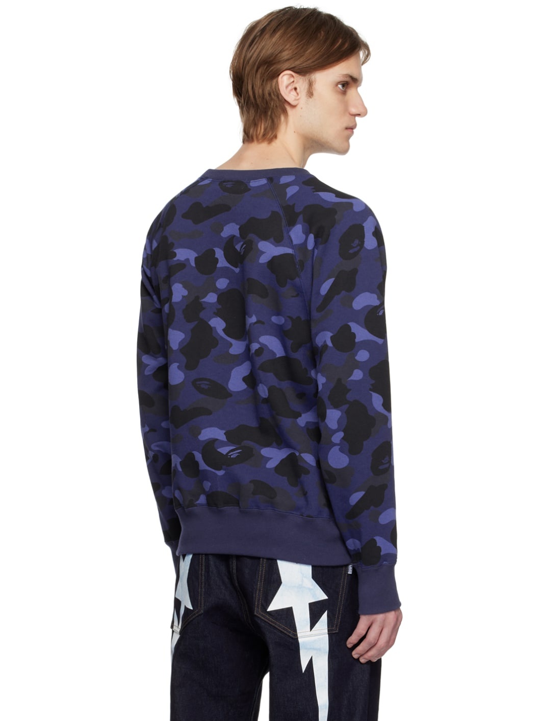 Navy Camo Crystal Sweatshirt - 3
