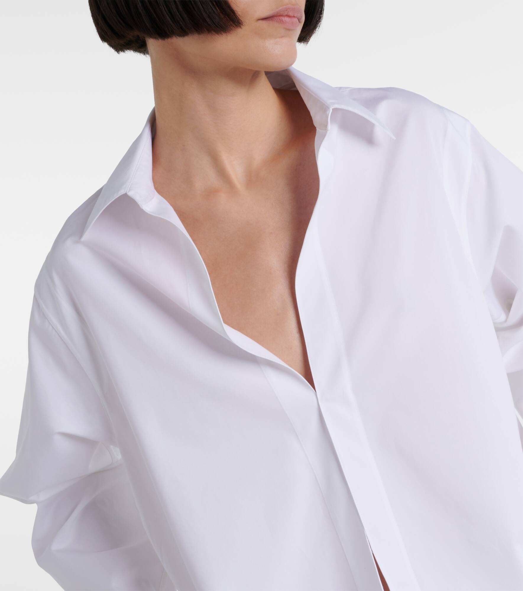 Cotton poplin minidress - 4