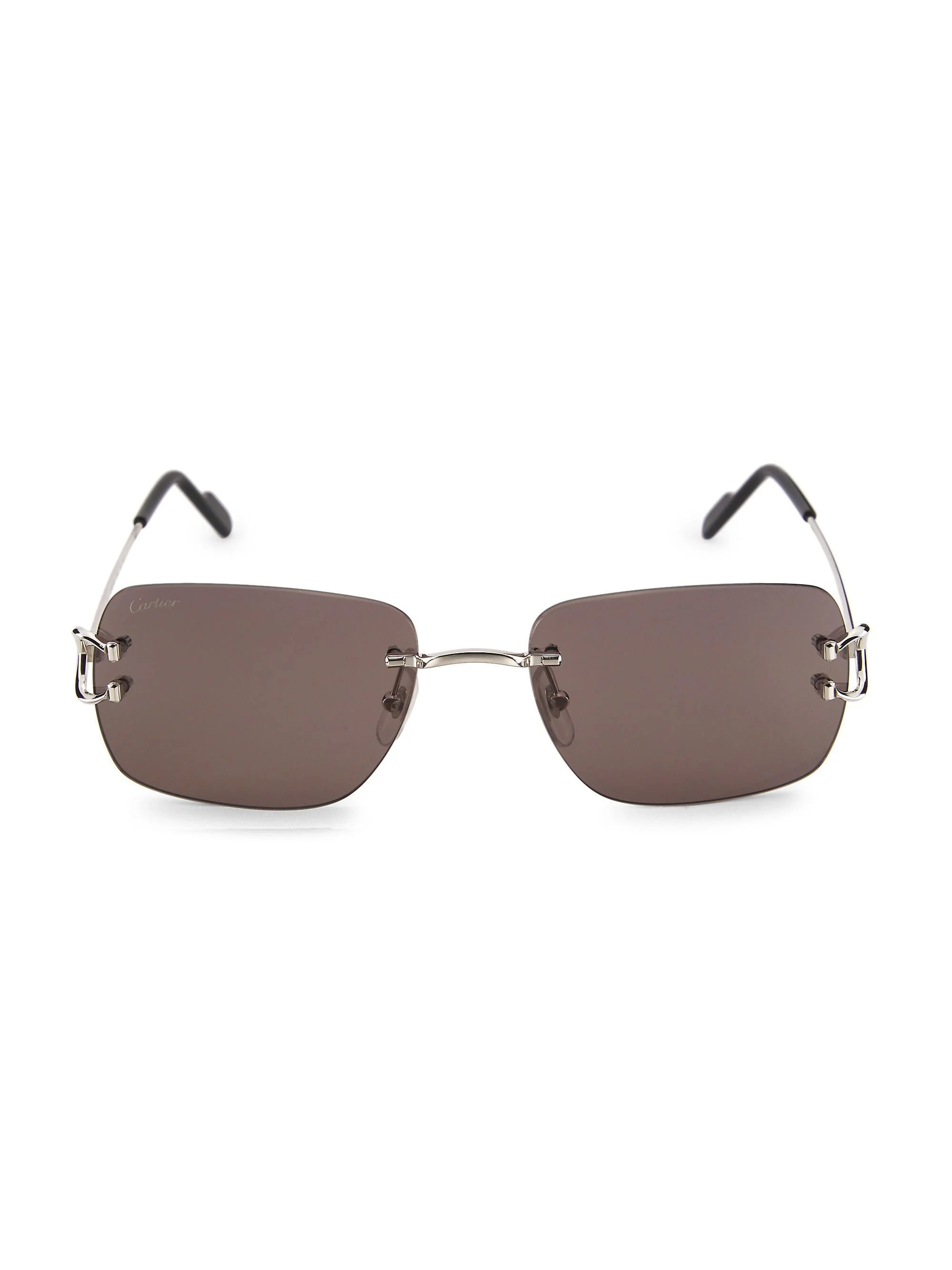 Men's Signature C Ct0330s-004 59MM Sunglasses - Silver - 1