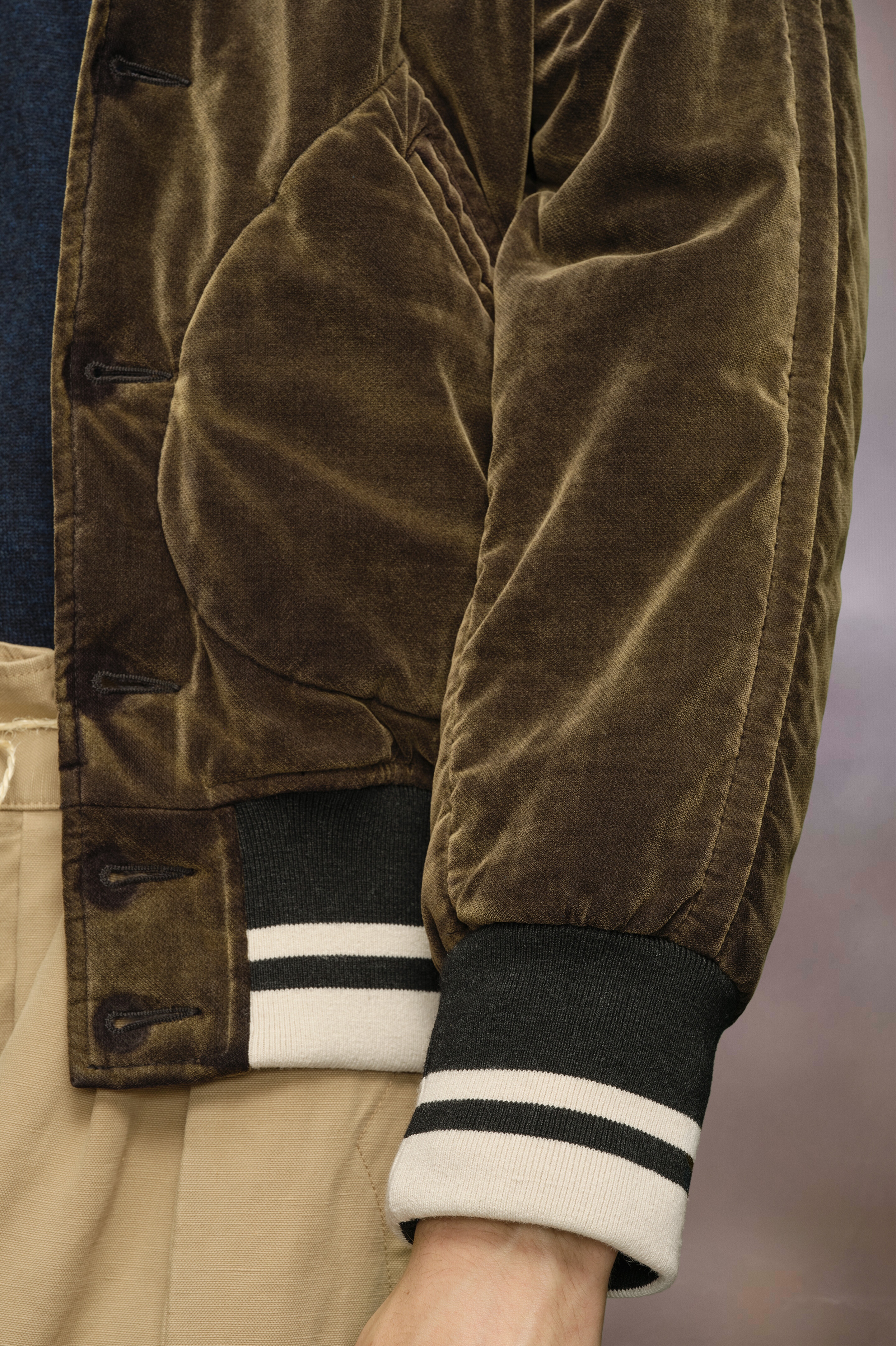 ジャケット・アウター maison margiela cropped velvet jacket 40 Maison Margiela Cropped velvet jacket | REVERSIBLE