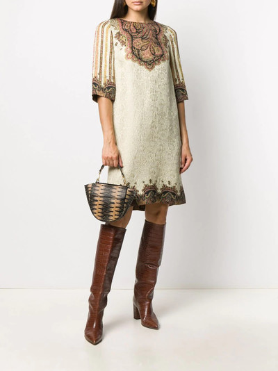 Etro  paisley print shift dress  outlook