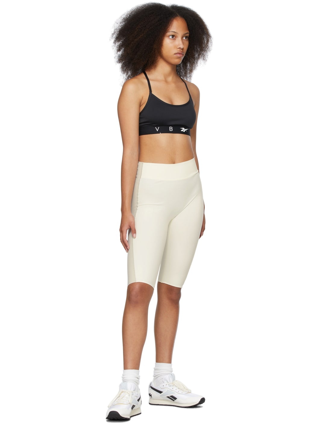 Off-White 3/4 Capri Legging Shorts - 4