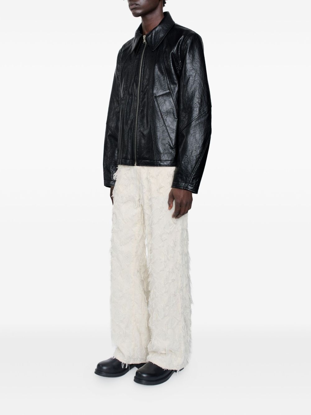 Duke faux-leather jacket - 3
