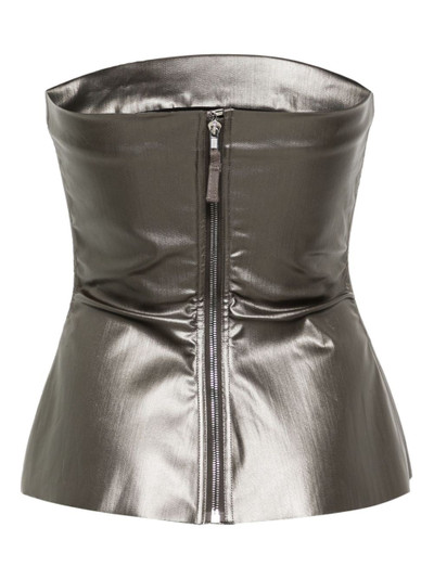 Rick Owens Bustier strapless blouse outlook