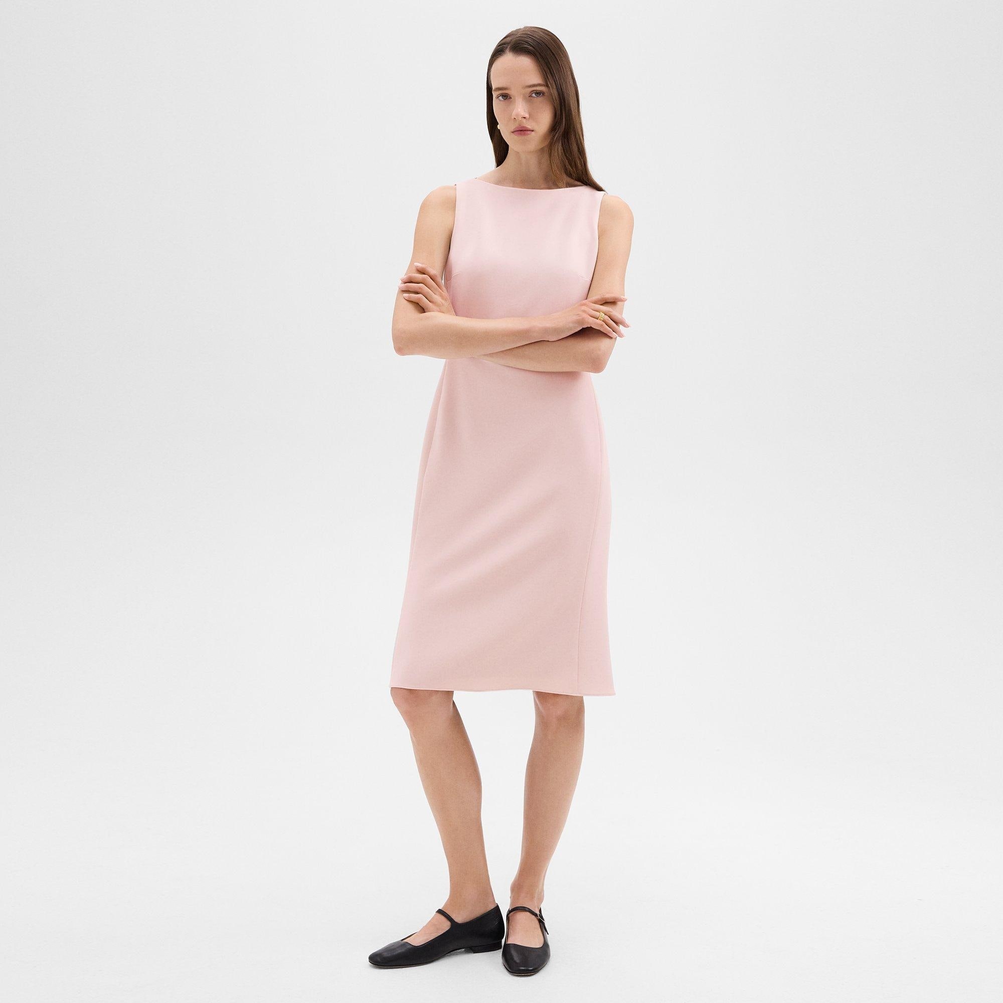 Flared Dress in Admiral Crepe - 2