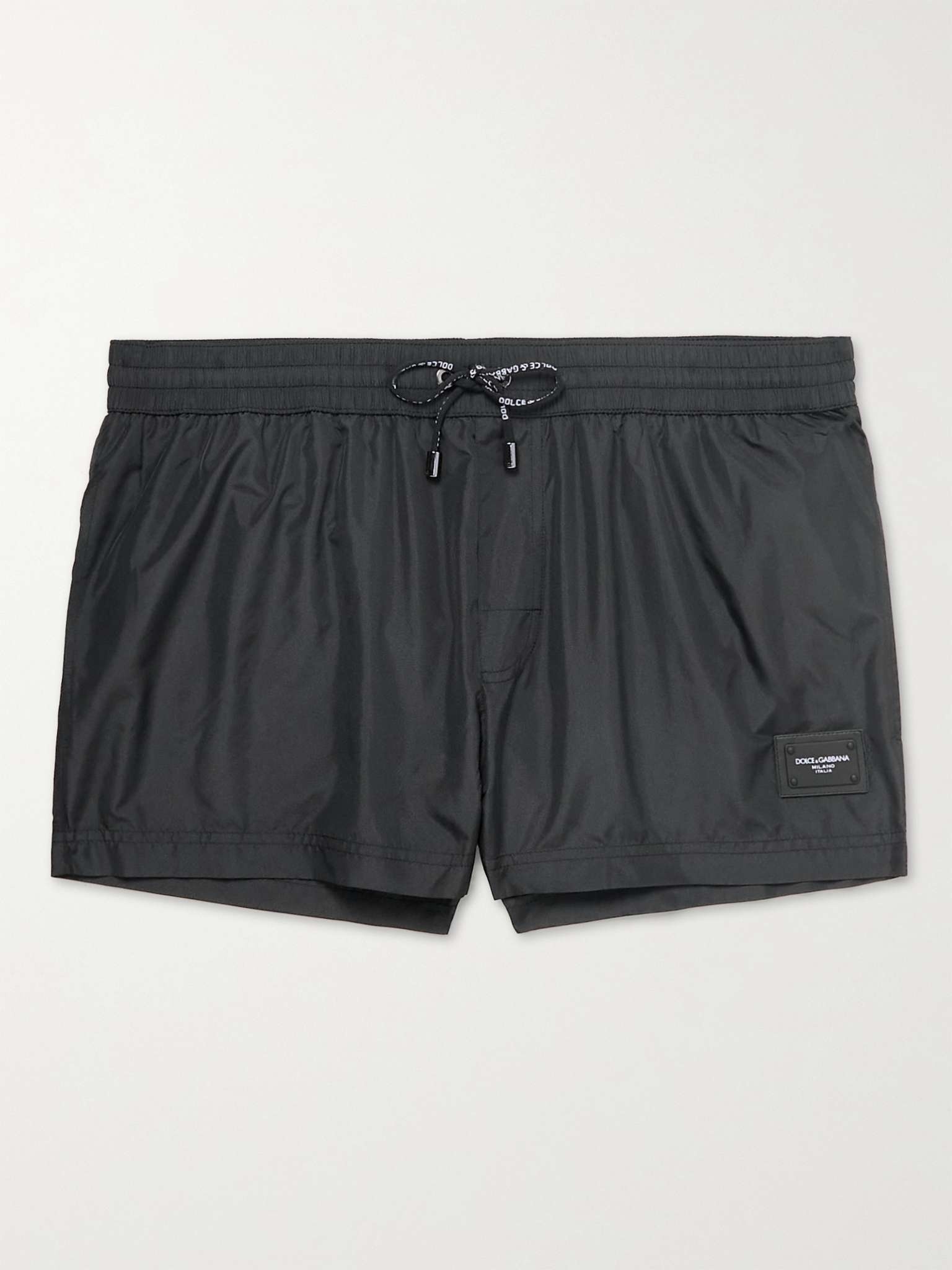 Slim-Fit Short-Length Drawstring Swim Shorts - 1