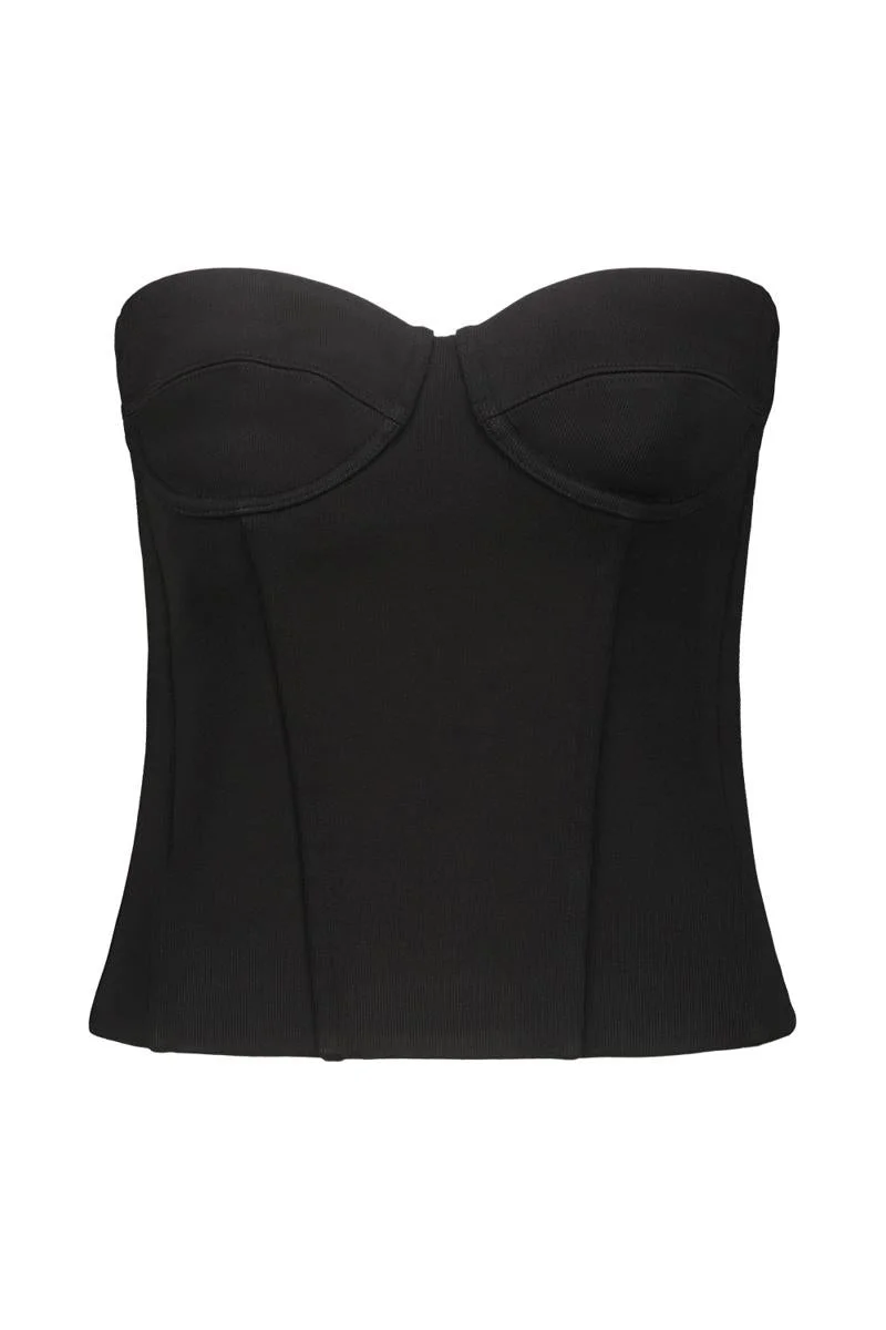 Wardrobe.Nyc Semi Matte Bustier Clothing - 1