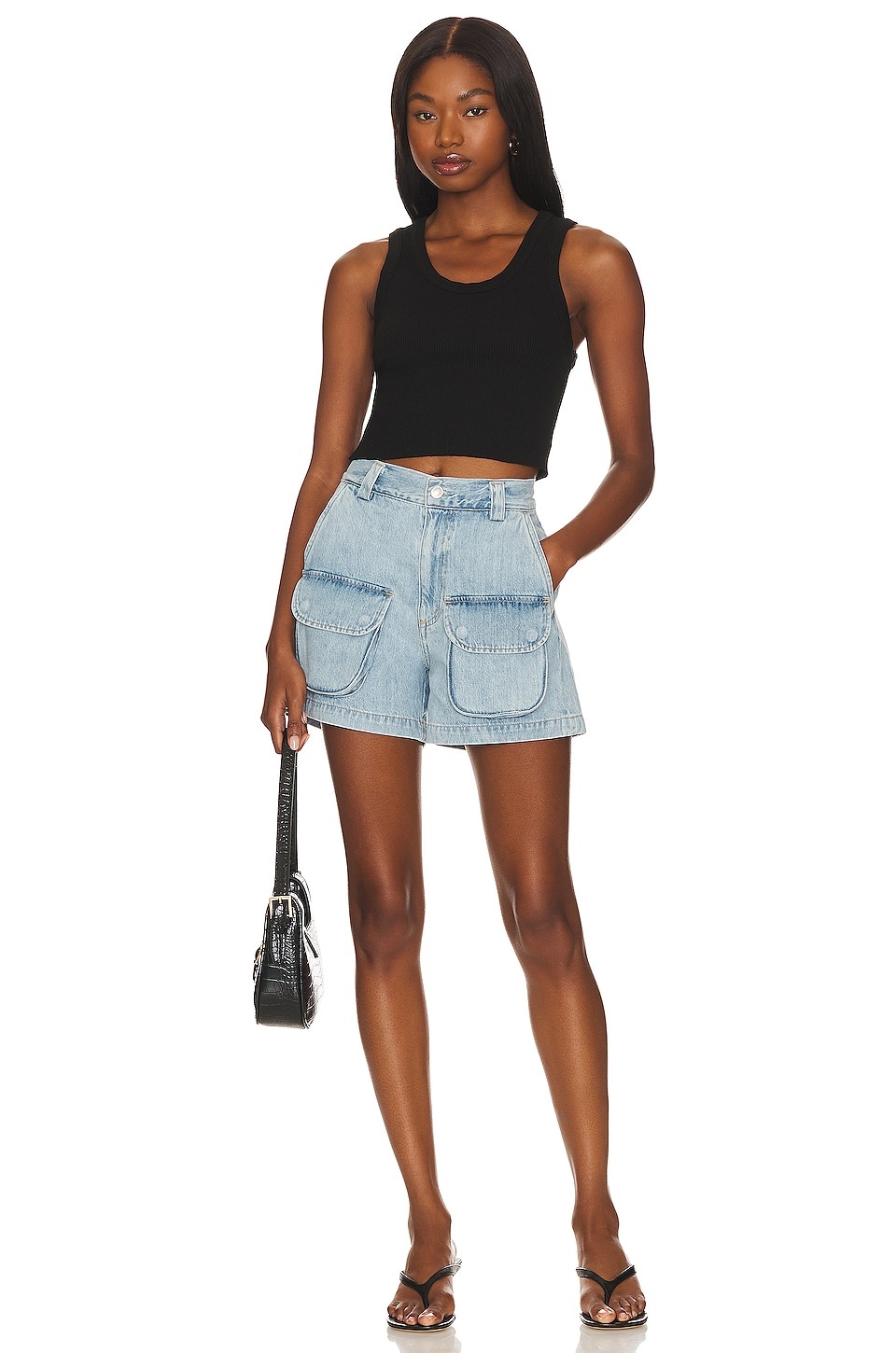 Cropped Poppy Tank - 4