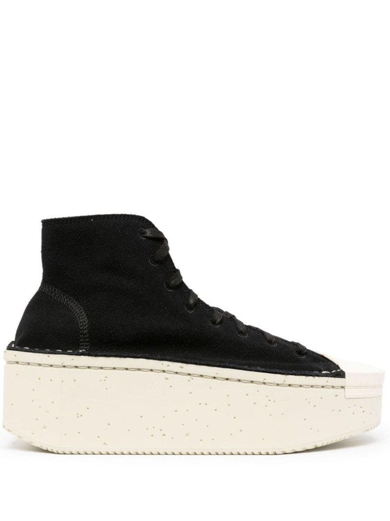 lace-up platform sneakers 1