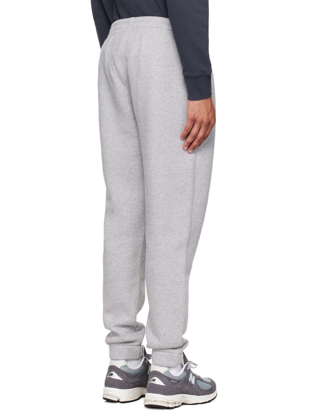 Gray Handwriting Comfort Sweatpants - 3