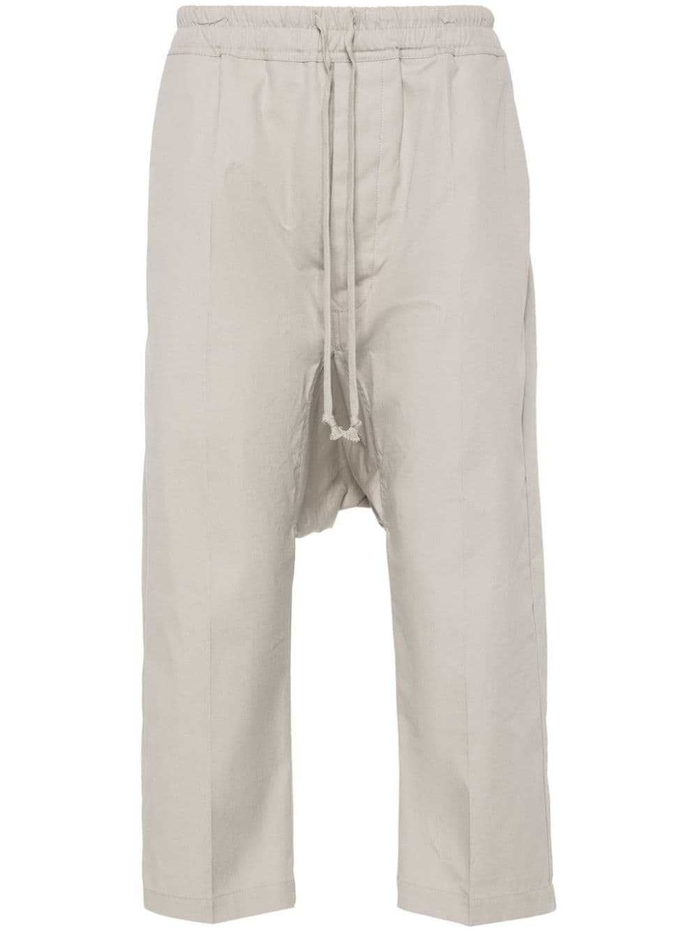 drop-crotch cargo trousers - 1