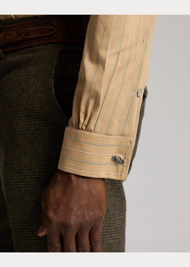 Slim Fit French Cuff Western Shirt 6