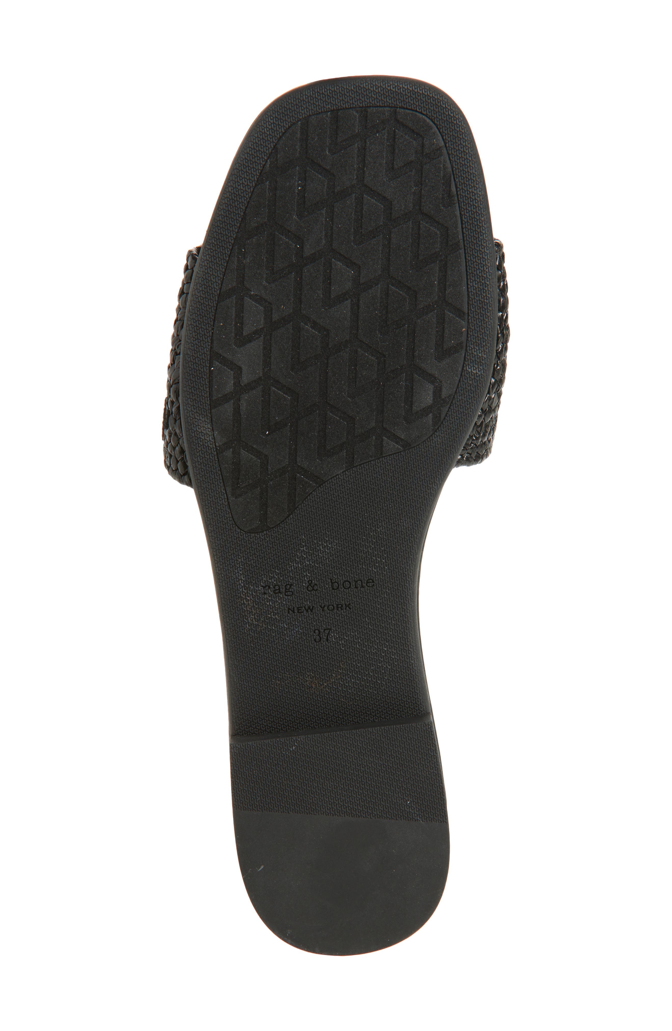 rag & bone Ellie Slide Sandal in Black at Nordstrom - 6