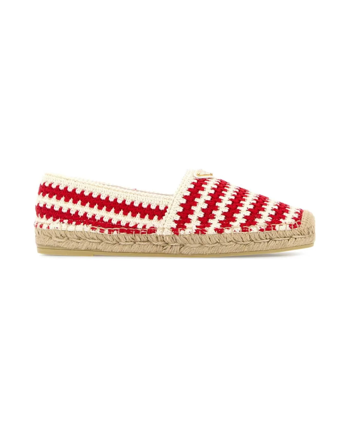 Two-tone Crochet Espadrilles - 1