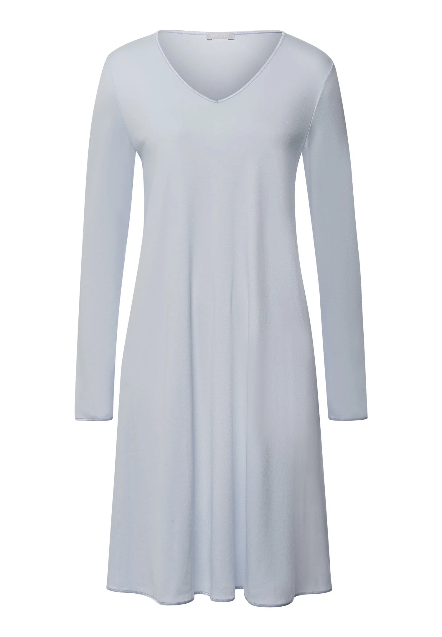 Cotton Silk V-Neck Cotton Nightgown - 1