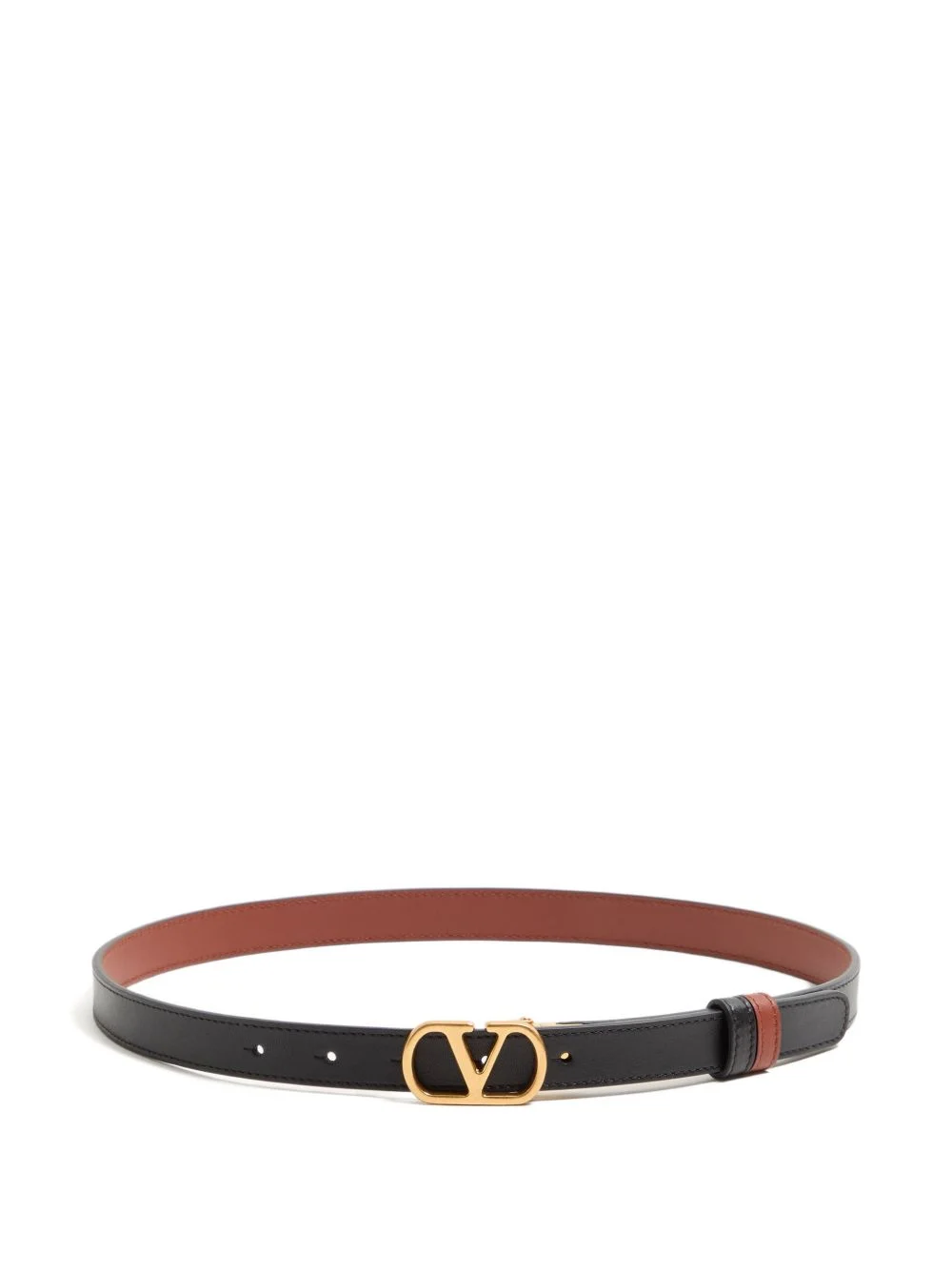 V-logo signature reversible belt - 1