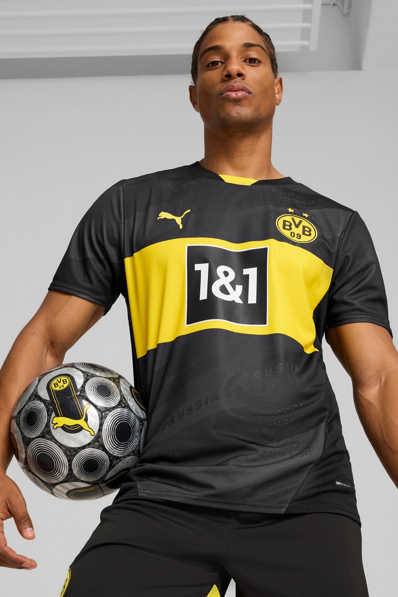 Borussia Dortmund 24/25 Men's Replica Away Soccer Jersey - 3