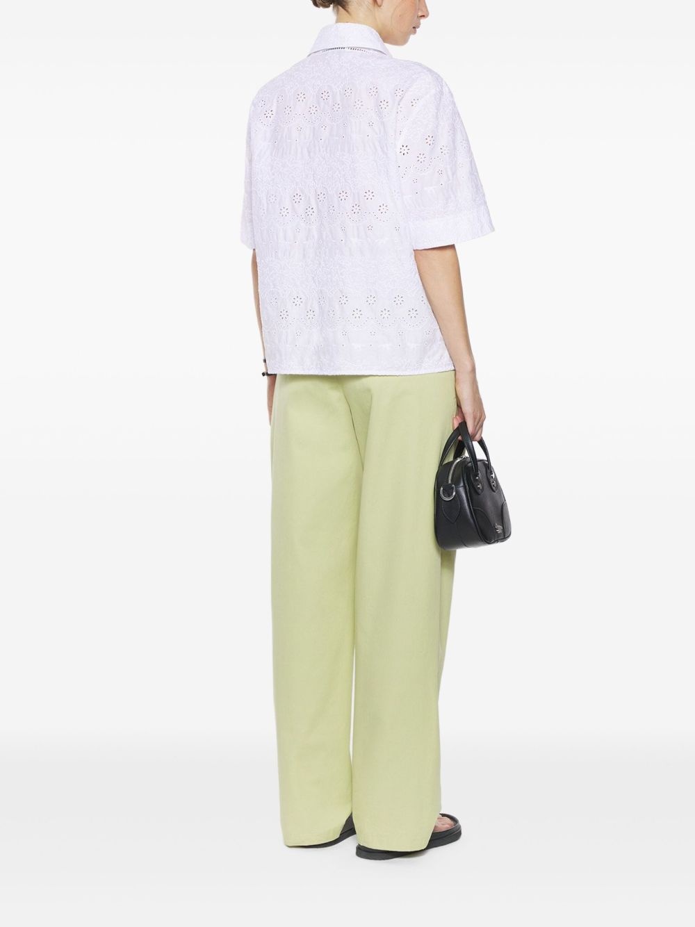 embroidered short-sleeve shirt - 3