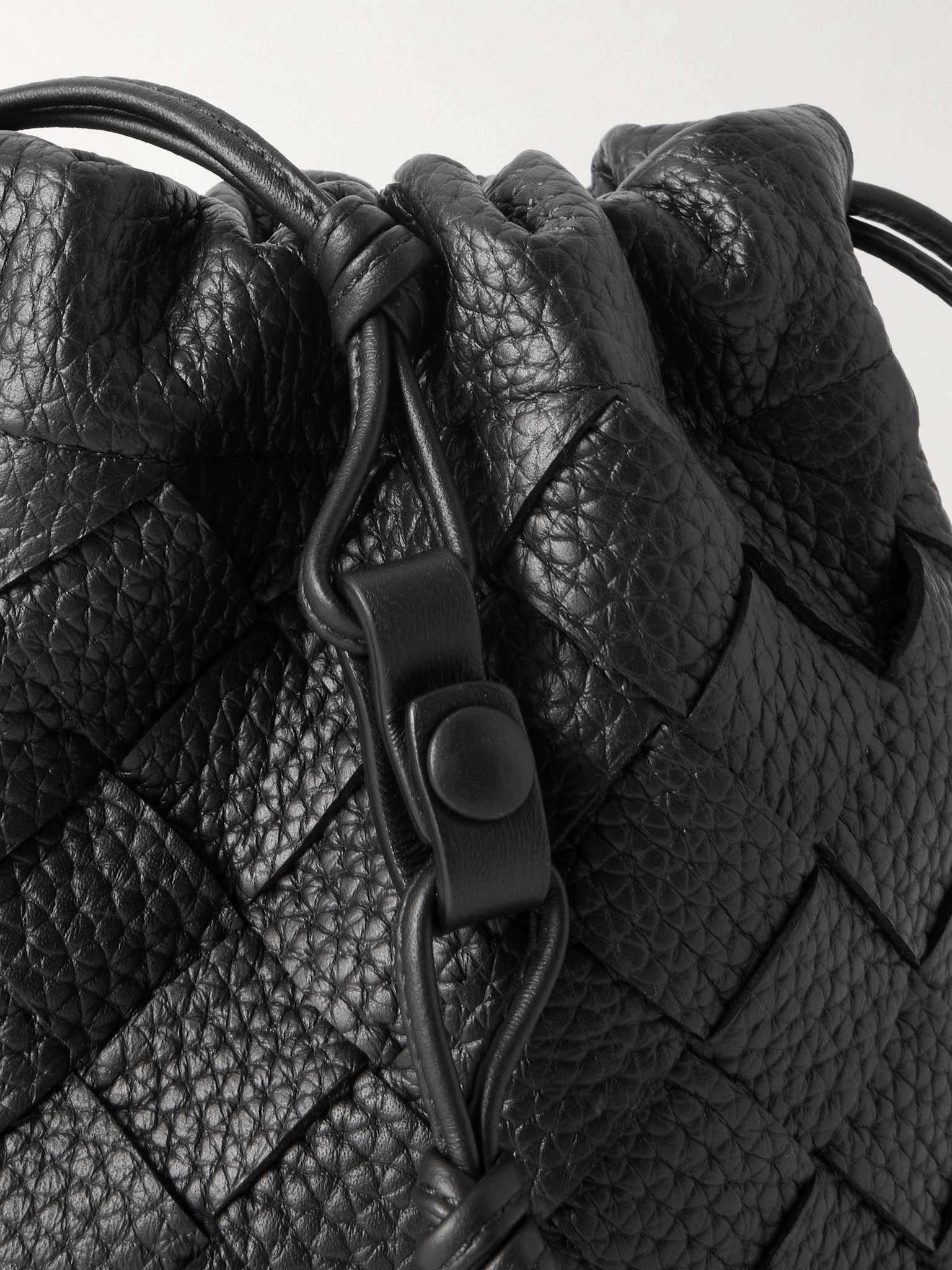 Intrecciato Full-Grain Leather Pouch - 4