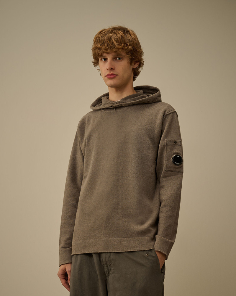 Soft Cotton Stretch Hooded Sweater 3