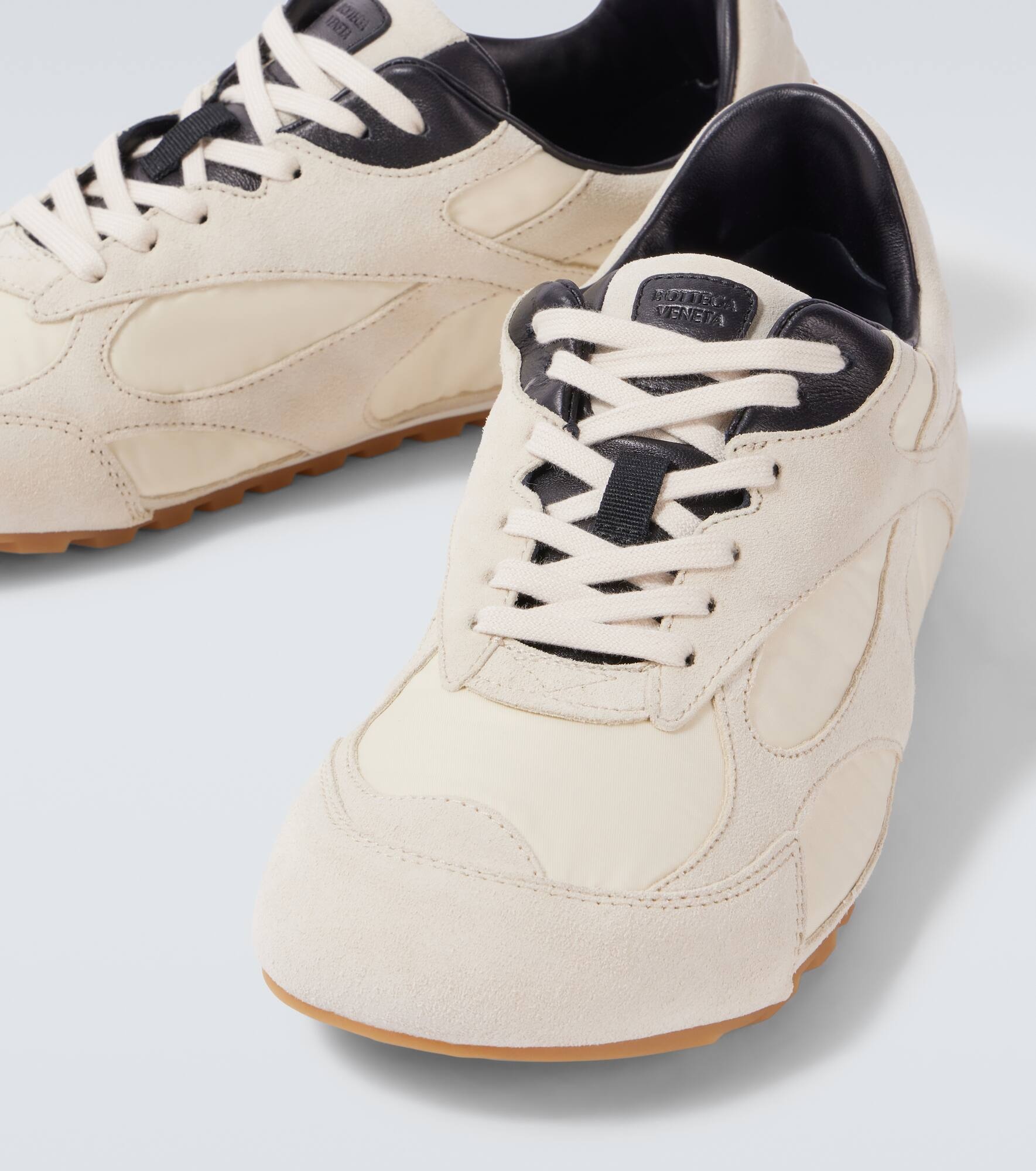 Orbit Flash suede-trimmed sneakers - 3