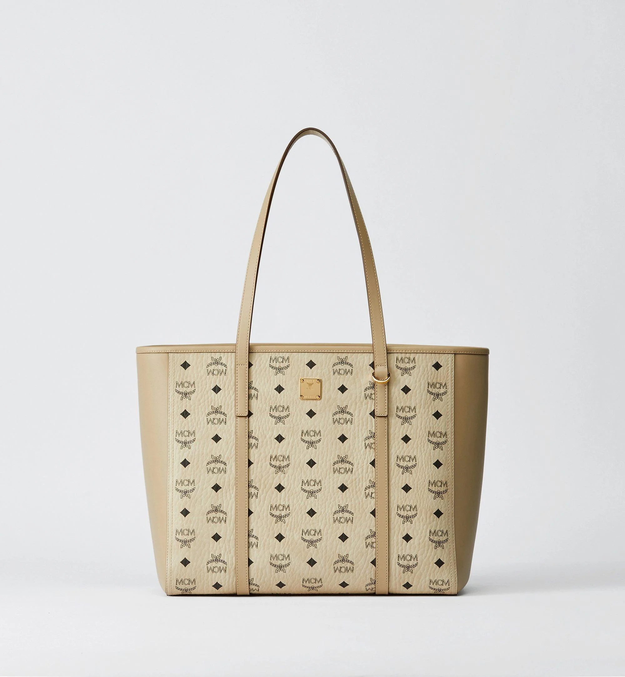 Toni Top-Zip Shopper in Visetos Leather Mix - 1