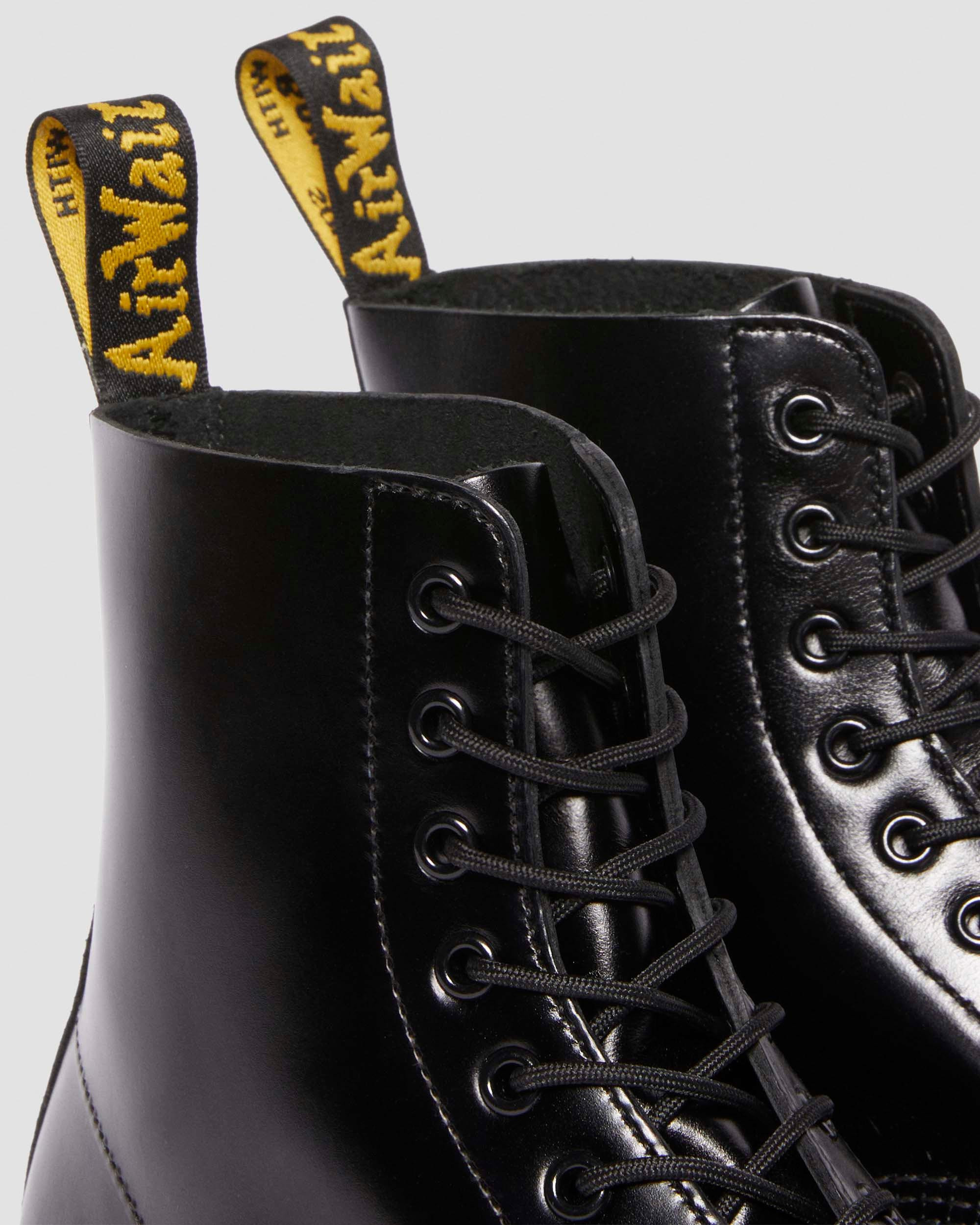 1460 Analine Leather Steel Toe Boots - 4
