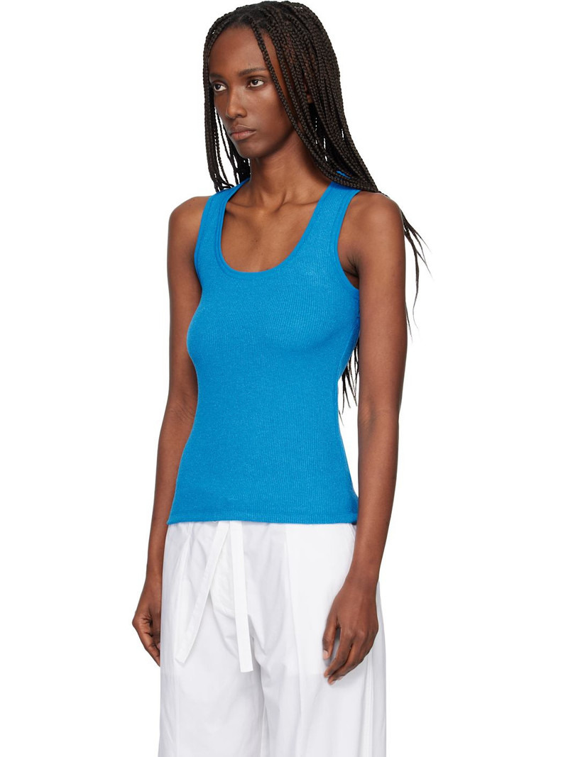 Proenza Schouler Blue Proenza Schouler White Label Jessa Tank Top outlook