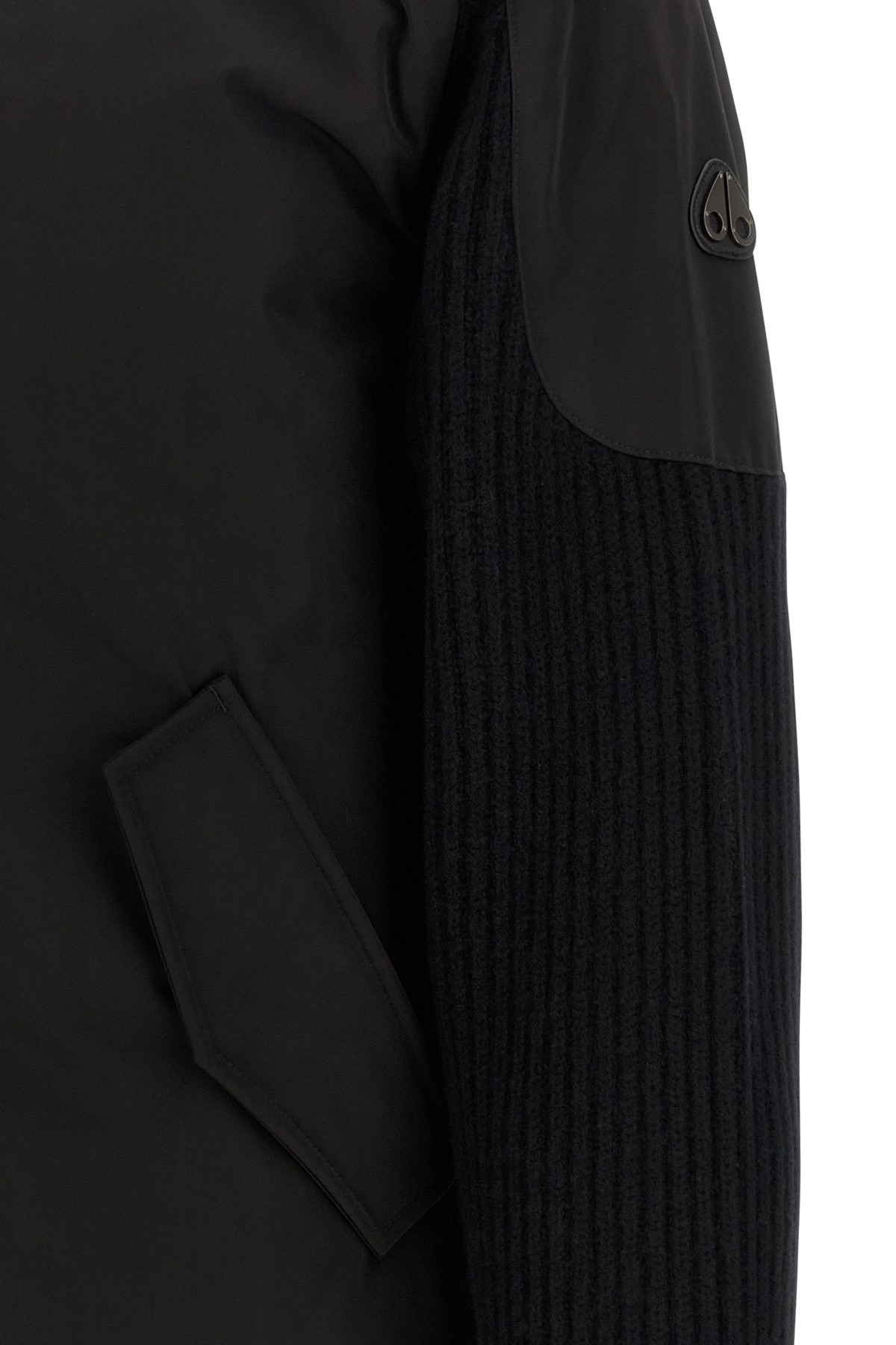 'Magnus Knit Hybrid' bomber jacket - 4