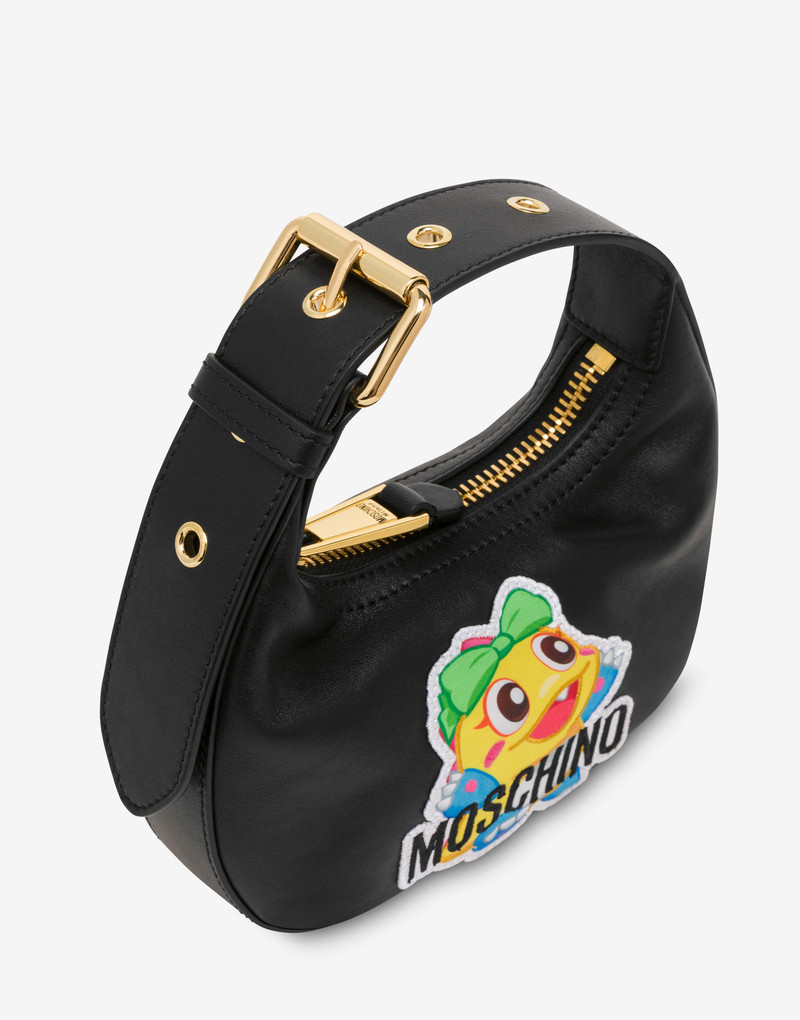 CHINESE NEW YEAR CALFSKIN MINI HOBO BAG 4