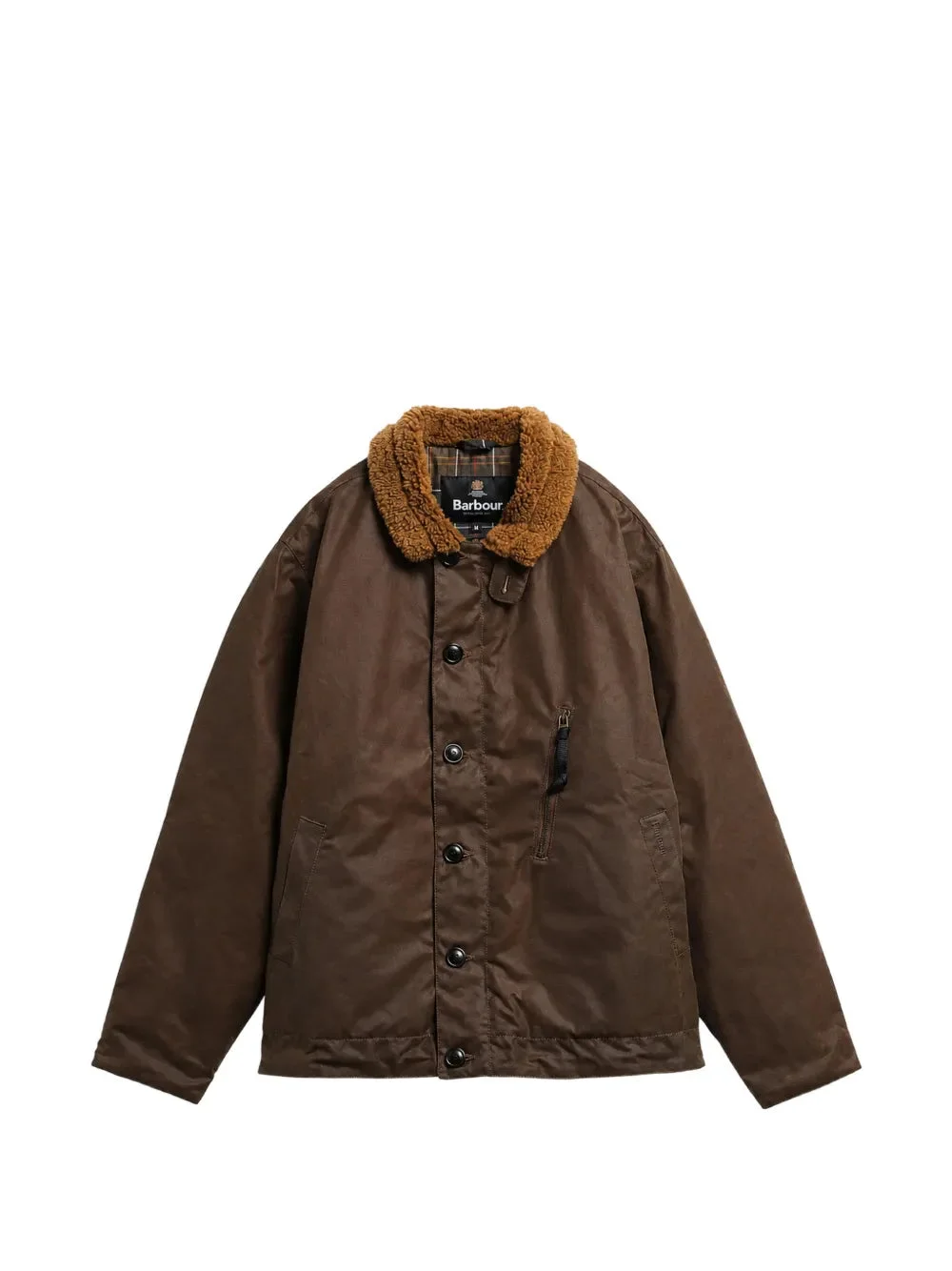 FLEECE-COLLAR JACKET - 1