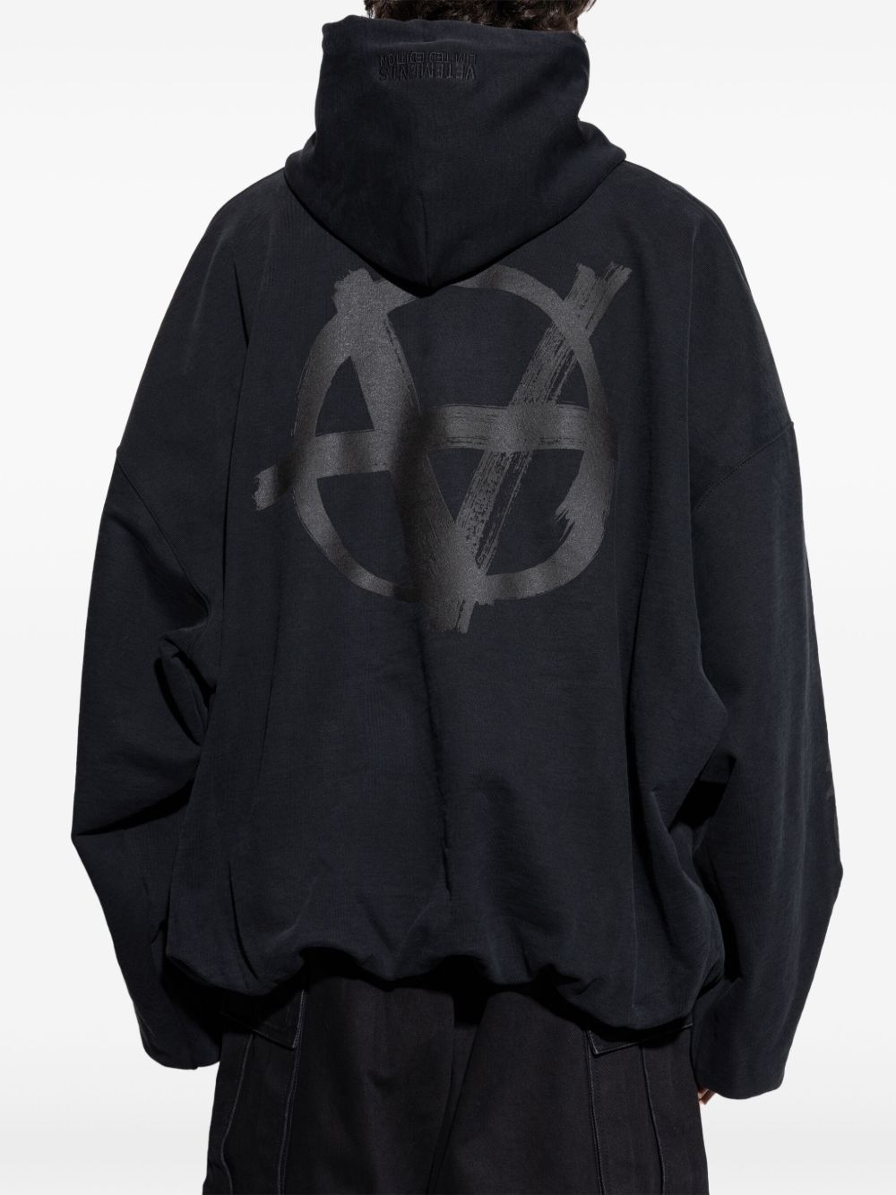 logo-print hoodie - 4