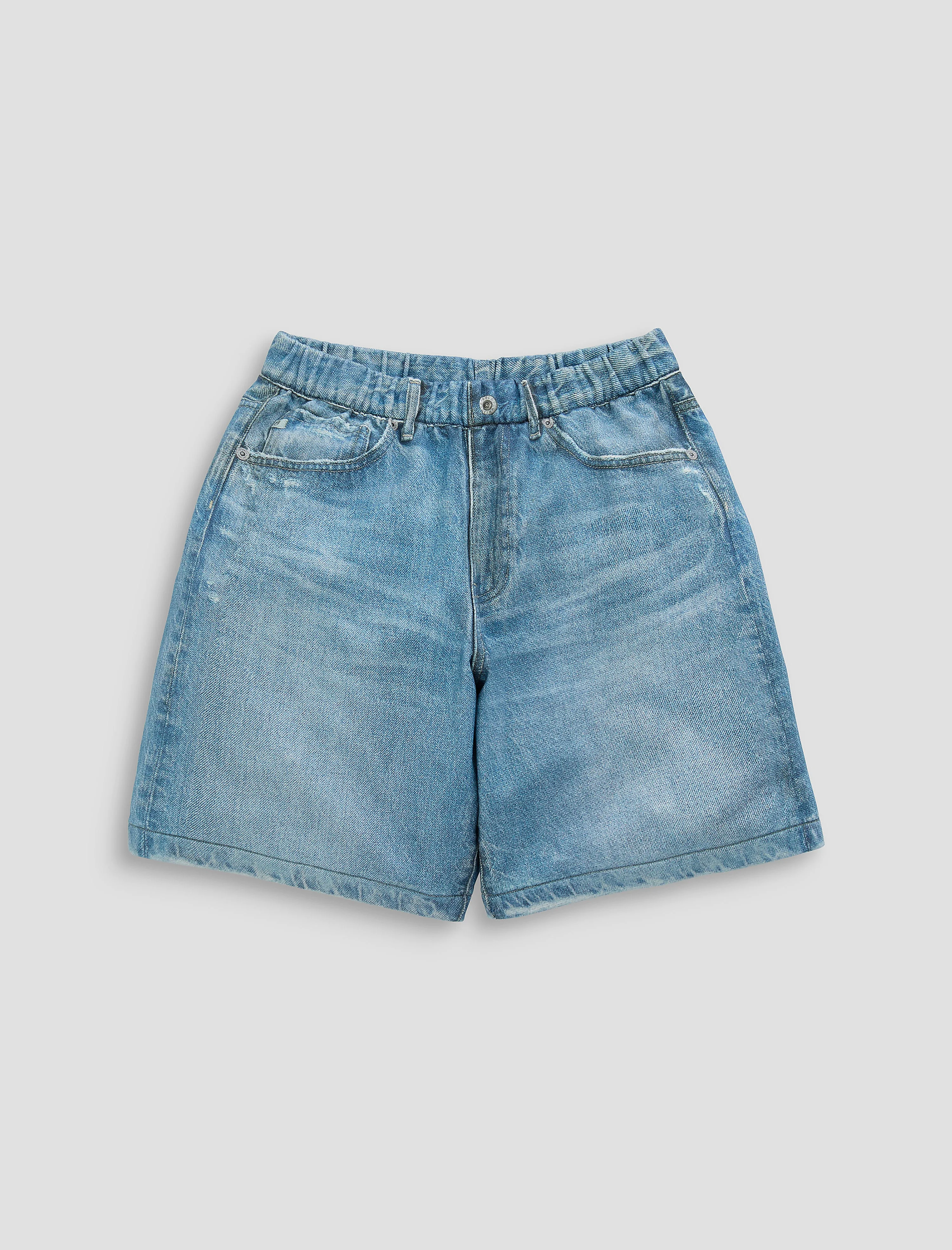 Ex-Boyfriend Off-Duty Denim Sweatshort - 1