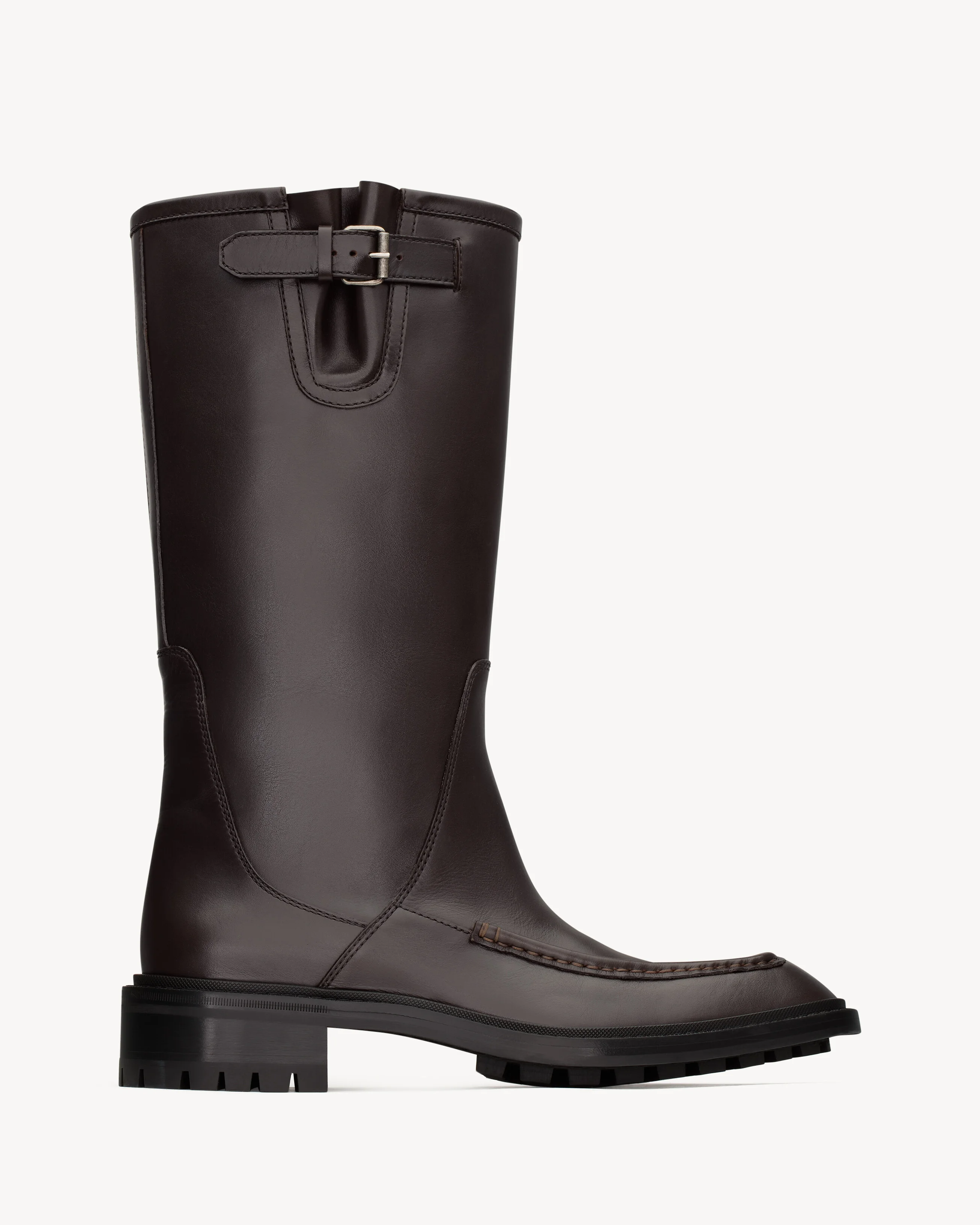 JOE BUCKLE BOOTS IN SMOOTH LEATHER - 1